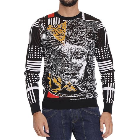 mens versace sweater sale|versace jumpsuit men.